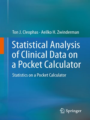 cover image of Statistical Analysis of Clinical Data on a Pocket Calculator